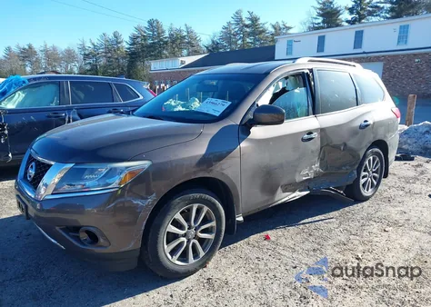 2015 Nissan Pathfinder S из США, поврежденный, VIN 5N1AR2MM0FC723353